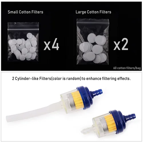 Vista 7 de Máquina de microdermoabrasión Kendal 3 en 1 de diamante, máquina de diamantes con vacío y aerosol incluye 360 filtros algodón y 2 filtros de aceite