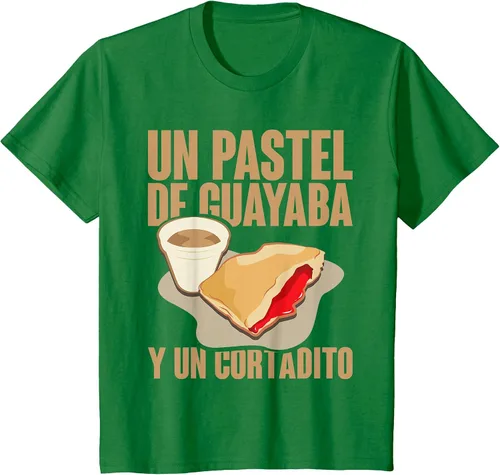 Vista 33 de Funny Cuban Coffee Guayaba Guava Breakfast T Shirt T-Shirt Asphalt Grey
