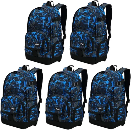 Vista 35 de Mochila escolar estilo Rickyh, mochila de viaje para hombres y mujeres, mochila ligera con compartimento para portátil, Tamaño único