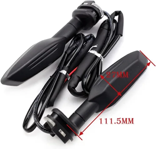 Vista 2 de Humo LED luz intermitente indicador para MT-01 MT03 MT07 MT09 Tracer 9 900/GT Tenere 700 XSR 155 FZ6 motocicleta intermitente lámpara