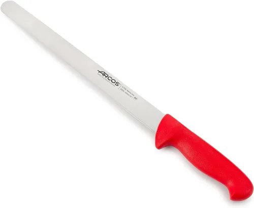 Vista 7 de Arcos Cuchillo para cortar/jamón de acero inoxidable de nitrum de 12 pulgadas. Cuchillo de cocina profesional para cocinar. Mango ergonómico
