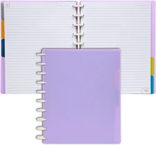 Vista 131 de Talia - Cuadernos de notas con tapas, planificador, personalizables, (Rosa de los 90, Junior (5.5 pulgadas x 8.5 pulgadas))