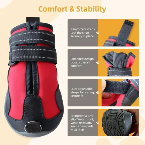 Vista 3 de Soporte de pie con correa (sin soporte para botas para nudillos) para perros: rodilleras para perros, zapatos correctivos para levantar los dedos