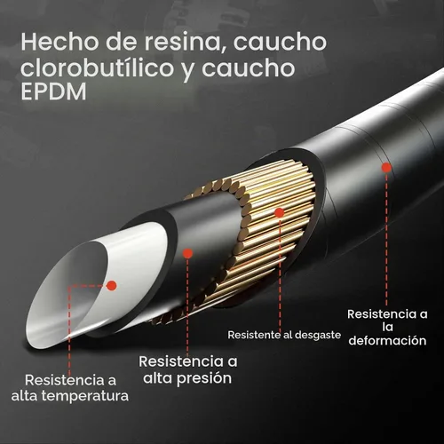 Vista 4 de A-Premium - Conjunto de manguera de línea de descarga A/C compatible con Ford