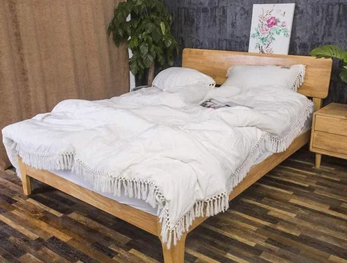 Vista 29 de Edredón hippie puro con borlas para dormitorio, manta bohemia con flecos indios, funda de edredón de algodón para mujer con fundas de almohada