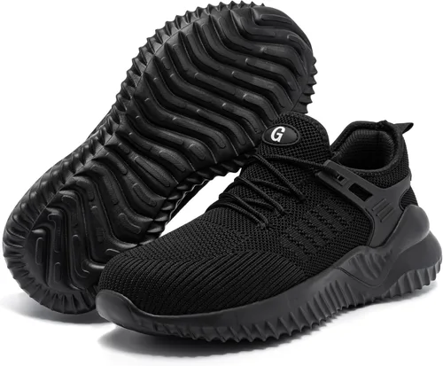 Vista 8 de Tinefiy Zapatos de punta de acero para mujer