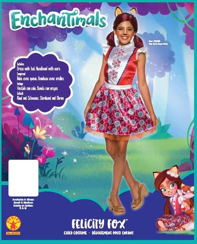 Vista 4 de Rubies Enchantimals - Disfraz infantil de felicity Fox pequeño
