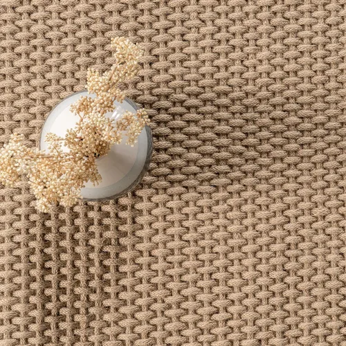 Vista 7 de nuLOOM Jada - Alfombra casual de yute con borlas, 5 x 8 pies, natural