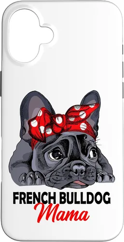 Vista 23 de French Bulldog Mama Frenchie Frauchen Case for iPhone 17