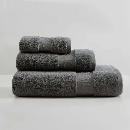 Vista 25 de Calvin Klein - Toallas de baño, toallas de algodón súper suaves y absorbentes, construcción de cero torsión, presilla de marca para colgar