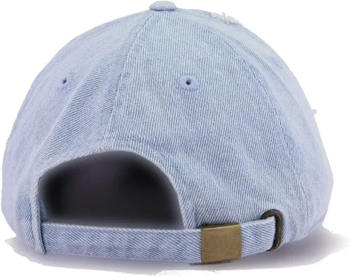 Vista 4 de The Rock Bull Vintage Baseball Cap Embroidered Cotton Adjustable Distressed Dad Hat