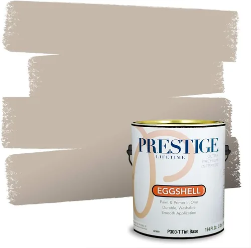 Vista 62 de PRESTIGE Paints - Pintura interior e imprimación en uno, 1 galón, cáscara de huevo, pimienta envejecida