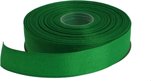 Vista 7 de Cinta de grogrén sólido de 25 yardas cada rollo, borde tejido 100% poliéster (1 pulgada, beige)