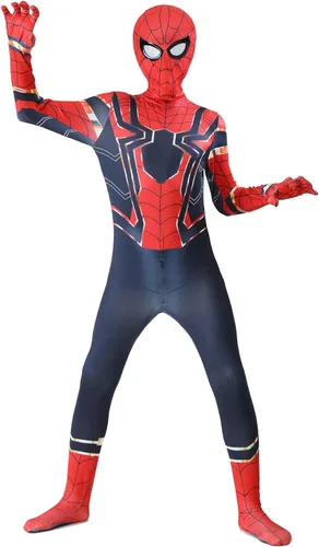 Vista 3 de NURCIX Disfraz de superhéroe para niños, disfraz de superhéroe para fiesta de Halloween