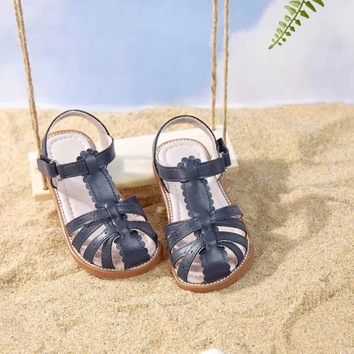 Vista 6 de Kiderence Sandalias para niñas pequeñas, zapatos de verano para niñas pequeñas