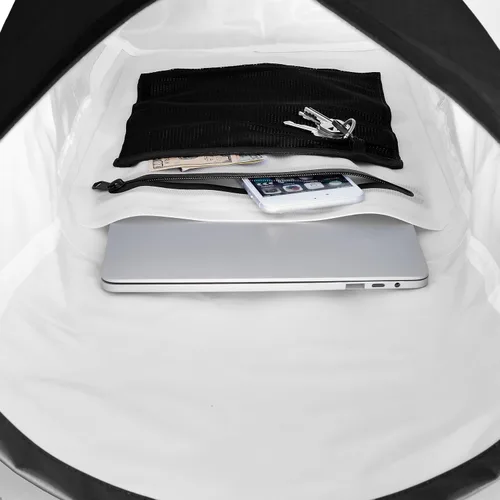 Vista 3 de Skog Å Kust BackSåk Pro Mochilas flotantes impermeables con bolsillo exterior hermético con cremallera