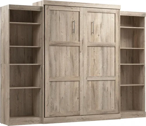 Vista 16 de Bestar Cama Murphy completa, gris corteza, pur, 59 W
