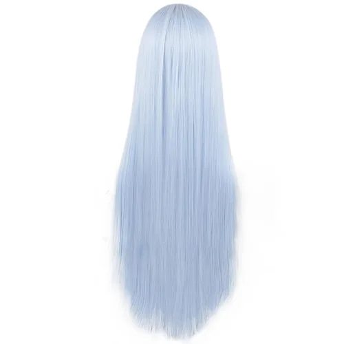 Vista 12 de anogol Vocaloid 32" 80 cm de largo recto de Cosplay peluca Pelucas Para Fiestas Halloween, Anaranjado