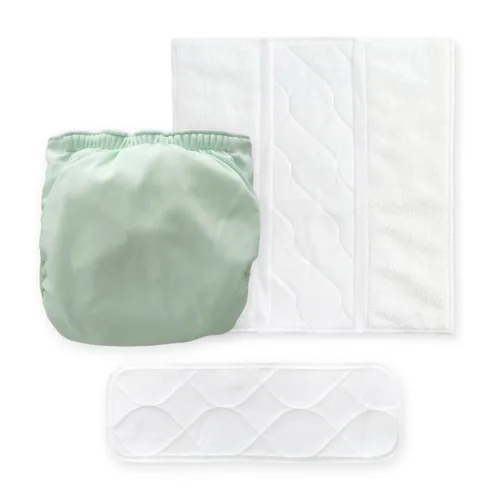 Vista 13 de Amazing Baby SmartNappy Cubre pañal de mezclilla NextGen Hybrid Azul pastel