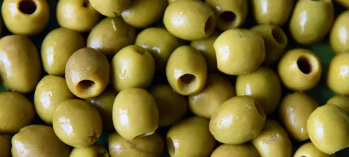 Vista 7 de Sanniti Aceitunas Castelvetrano sin hueso - Tarro de 19 onzas
