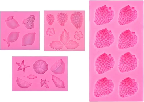 Vista 11 de Molde de silicona de limón con 15 cavidades, molde de mousse para hornear, bandeja de hornear con forma de fruta para postres, chocolates, dulces