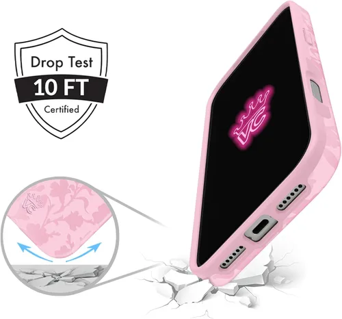 Vista 112 de VELVET CAVIAR Funda para iPhone 15, compatible con MagSafe, probada contra caídas de 10 pies, fundas protectoras de diseño, leopardo color rosa