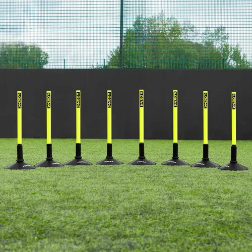 Vista 40 de FORZA Slalom - Bastones de agilidad Mejora la resistencia, la velocidad y el juego de pies Opciones de color, tamaño y base de goma disponibles