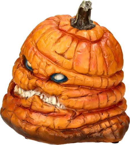 Vista 3 de Ray Villafane - Figura de resina con escultura de calabaza
