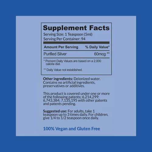 Vista 6 de Líquido de plata coloidal – Solución de plata premium de 12 PPM, 60 MCG por porción, todo natural, apoyo del sistema inmunológico vegano, suplemento