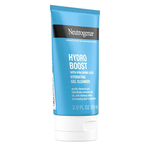 Vista 2 de Neutrogena Hydro Boost - Limpiador facial hidratante con ácido hialurónico, lavado facial diario y removedor de maquillaje, limpiador de gel