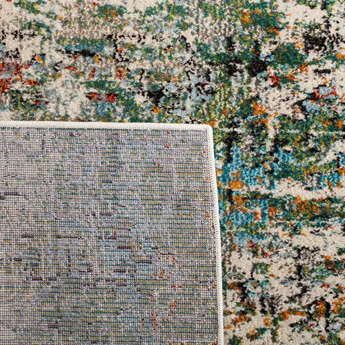 Vista 48 de SAFAVIEH Colección Madison - Alfombra de acento 2'2" x 4', negro y dorado, diseño abstracto moderno, no desprende pelusa y fácil cuidado, ideal