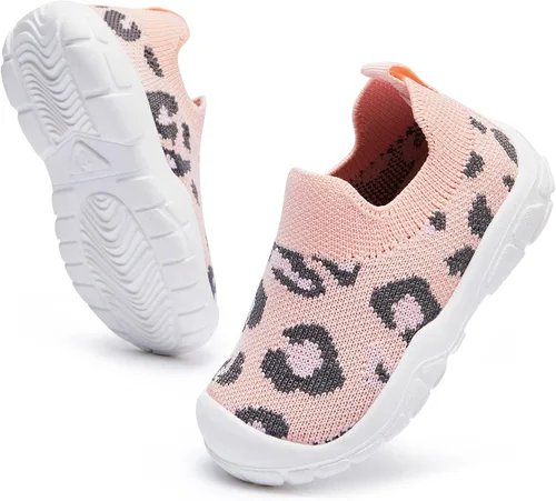 Vista 4 de BMCiTYBM Zapatos de bebé niño y niña, zapatos transpirables para caminar, ligeros, antideslizantes, 6, 9, 12, 18, 24 meses