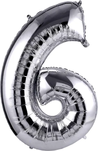 Vista 124 de Globo grande de helio con números 0-9 de 40 pulgadas para cumpleaños, bodas y fiestas (rojo, 9)