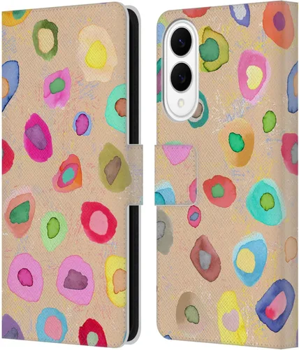 Vista 170 de Head Case Designs Officially Licensed Ninola Ditsy Flowers Yellow Nature Bold Leather Wallet Case Compatible with Samsung Galaxy A07 4G