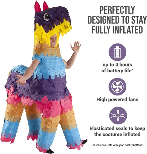 Vista 4 de Morph Piñata inflable gigante disfraz de animal de Halloween para adultos