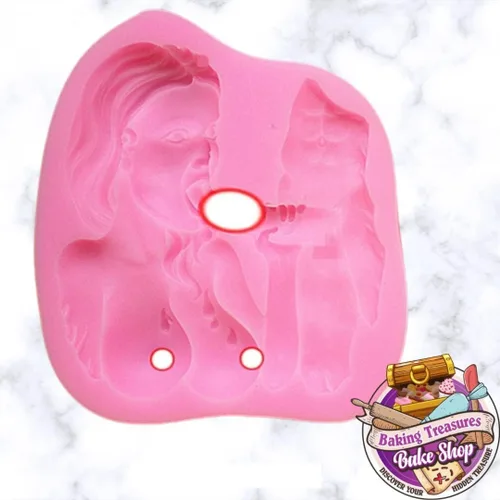 Vista 3 de BTBS - Moldes de silicona o moldes de plástico para adultos traviesos para el día de San Valentín, moldes sexuales eróticos (molde para adultos #1)