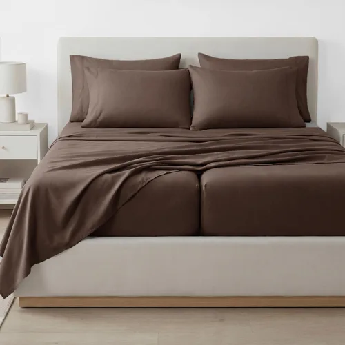 Vista 39 de Southshore Fine Living, Inc. Juego de sábanas de 4 piezas, 21 pulgadas de profundidad con sábana bajera, microfibra suave, sábana encimera de gran