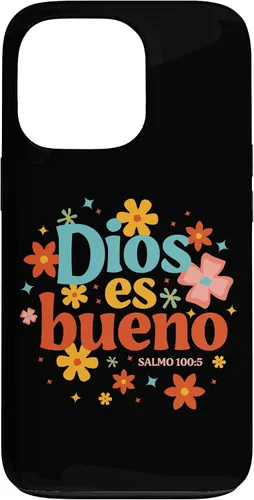 Vista 10 de Funda religiosa de la Biblia para iPhone 16 Dios Es Bueno Spanish Christian Jesus God
