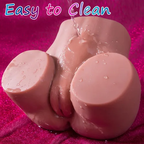 Vista 6 de Muñeca sexual realista para hombres, masturbador masculino de coño de bolsillo anal virgen con vagina virgen apretada y anal, juguete sexual