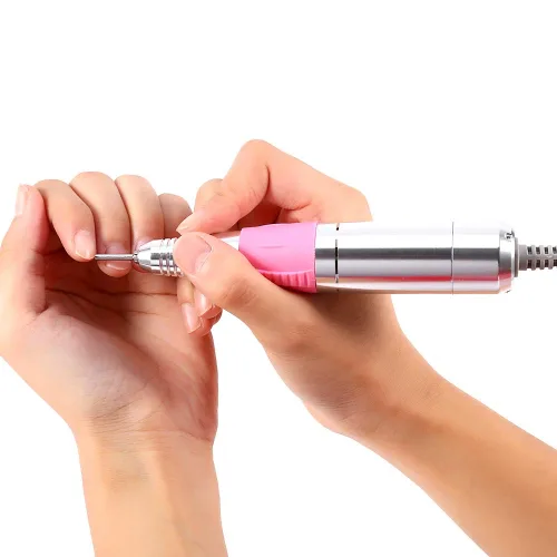 Vista 6 de Mango de taladro de uñas, 30000 rpm, pieza de mano de esmalte de uñas, taladro eléctrico para arte de uñas, herramienta de manicura para el hogar