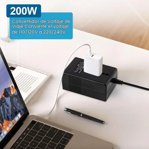 Vista 11 de Transformador convertidor de voltaje (110 V a 220 V) Protección de interruptor de circuito Protección de conversión de voltaje, adecuado para hogar