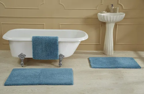 Vista 12 de Better Trends Micro Collection - Tapetes de baño, alfombra suave, alfombra de felpa absorbente, alfombra de baño 100% poliéster para suelo de baño