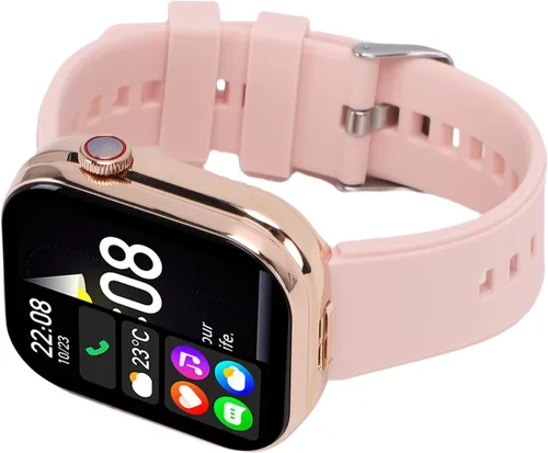 Vista 4 de Reloj deportivo con auriculares HD IP67 para viajeros y entusiastas del fitness 6.890-9.528 in (dorado)