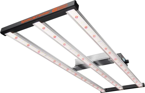 Vista 10 de Spider Farmer G1500 - Luces LED de crecimiento rentables de 150 W, control inteligente de aplicación mejorado, cobertura de 2 x 2 pies, pantalla