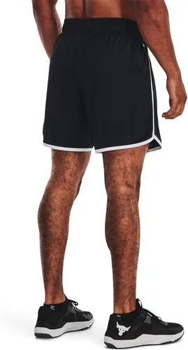 Vista 4 de Under Armour Pantalones cortos de malla Project Rock Disrupt para hombre, color negro