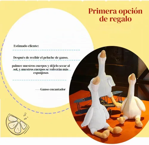 Vista 5 de 3 piezas de animales de peluche de cisne de 15.7 pulgadas