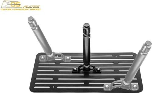 Vista 7 de Extreme Online Store Repuesto para modelos Audi Q8 y SQ8 2019 actuales Placa EOS versión 2 gancho de remolque para parachoques delantero, soporte