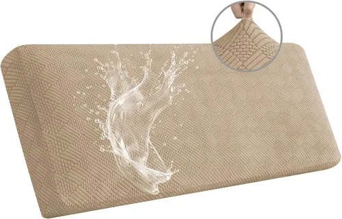 Vista 20 de Easy-Going - Fundas impermeables para cojines de sofá y sofás, funda de asiento de sofá de jacquard elástico de repuesto para perros, mascotas
