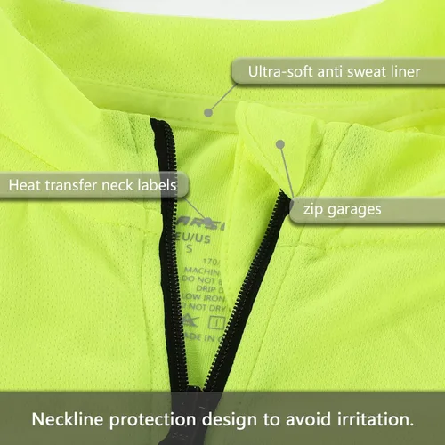 Vista 4 de ARSUXEO Hombres Cremallera Completa Manga Larga Ciclismo Jersey Bicicletas BikingBike Camisa 6030