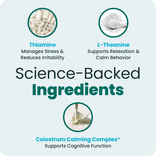 Vista 4 de VetriScience Composure, fórmula calmante para gatos, 30 masticables del tamaño de un bocado